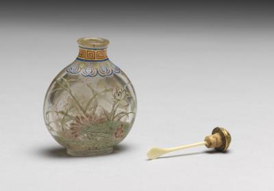 图片[3]-Transparent glass-body painted enamel snuff bottle with a lotus-blossom design, Qianlong reign (1735-1796), Qing dynasty-China Archive